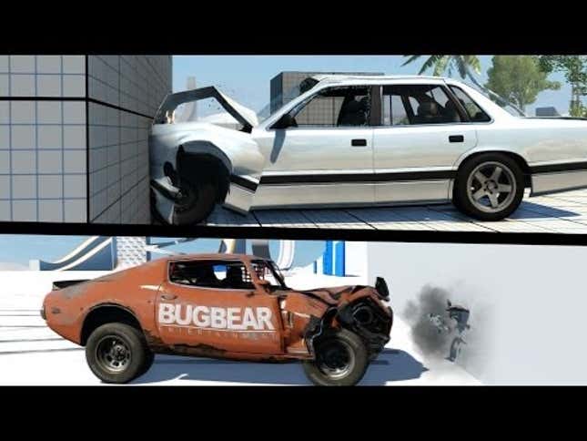 What's the Best Game Engine for Crashing Cars?