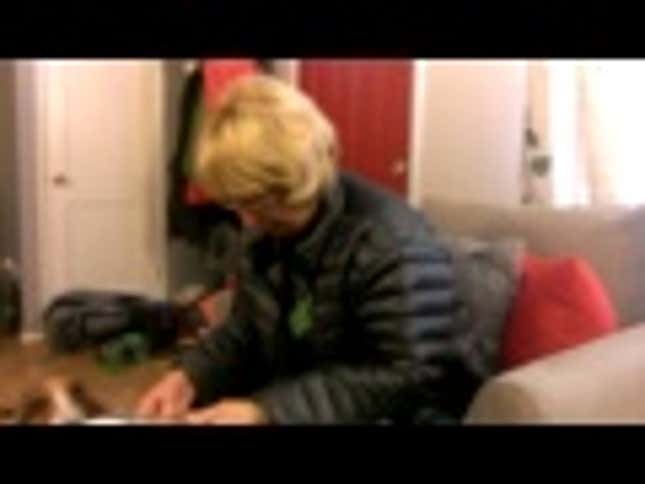 Guy Surprises His Mom And Two Adorable Dogs With Super Bowl Tickets