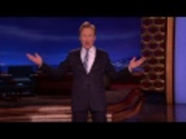 All-Puppy Conan Features Puppy Justin Bieber And Puppy Pharrell