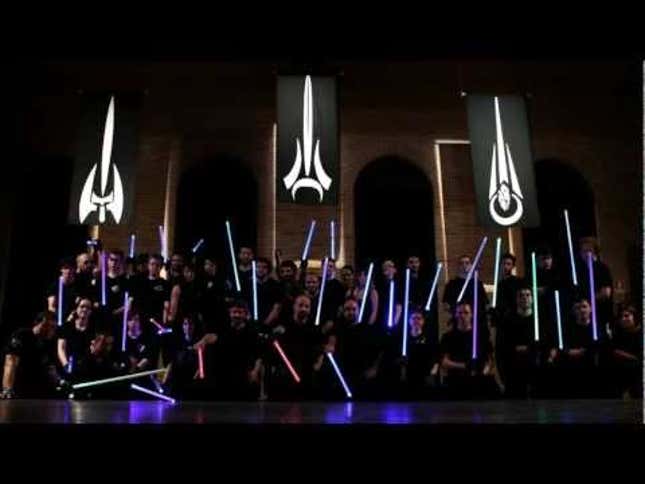 Real Academy Instructs Students In The Art Of Lightsabers