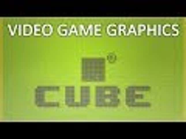 The History of Video Game Graphics, in Cubes