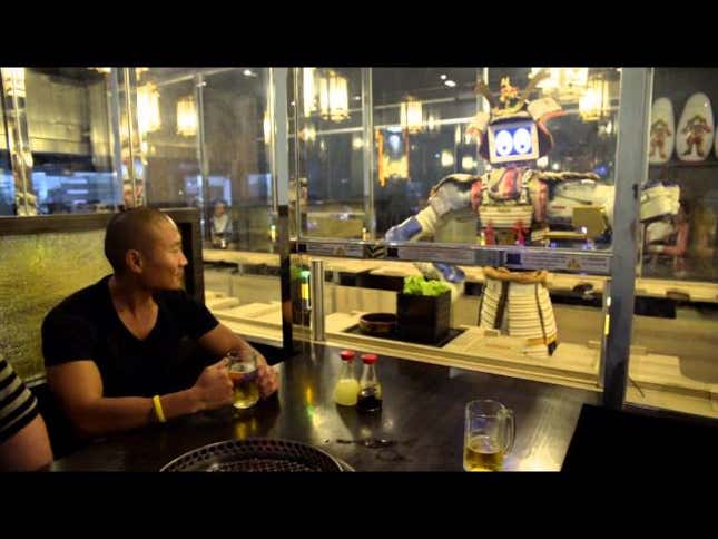 Check Out Thailand's Samurai Robot Restaurant