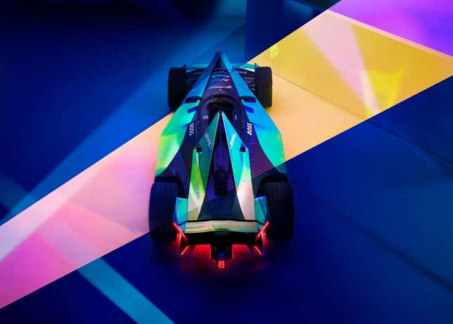 Image for article titled Formula E's Gen 3 Racer Is A 200 MPH Triangle