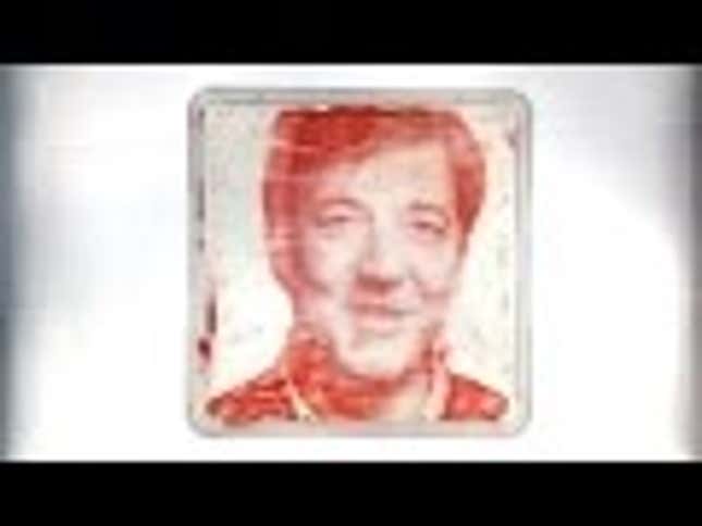 This Portrait of Stephen Fry Was Made From His Own Bacteria