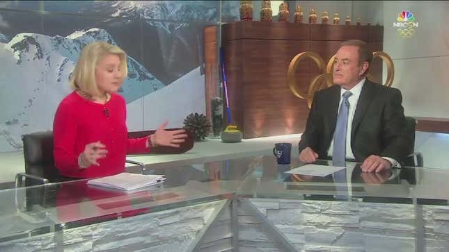 Al Michaels Makes Up Curling Betting Line, Places Wager On Air