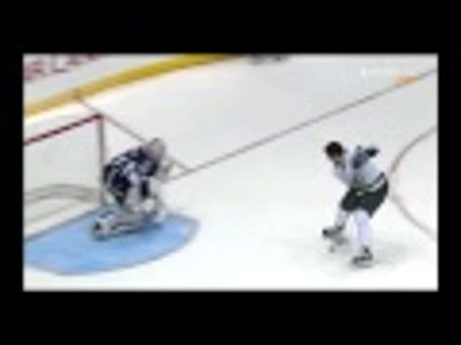 Swedish Hockey Leaguer Scores The Filthiest Goal In Skills Competition