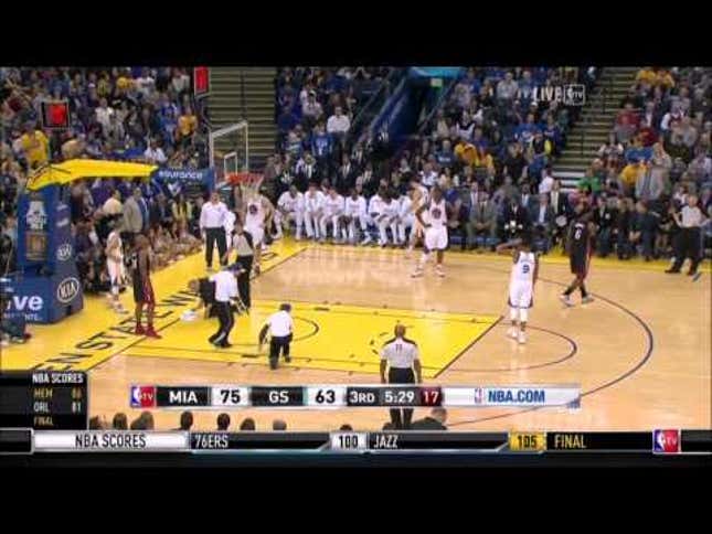 Falling Chunk Of Disco Ball Delays Warriors Game