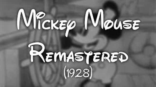 Classic Mickey Mouse Remastered. Sort Of.