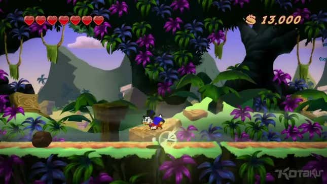 My Favorite Part of the New <em>Donkey Kong</em> is Bouncing Like Scrooge McDuck