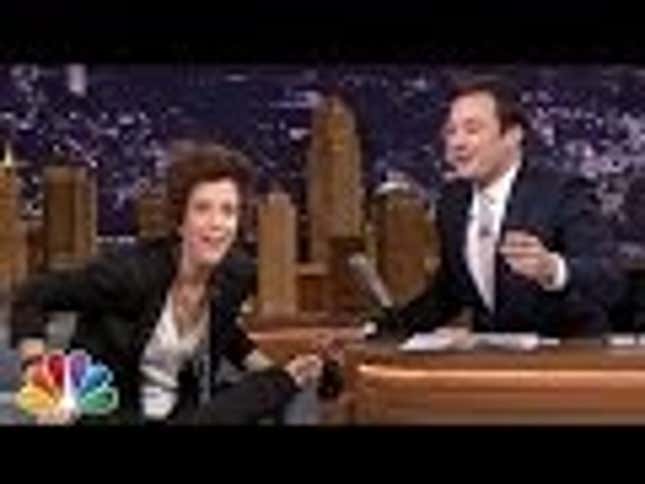 Watch Jimmy Fallon Interview Harry Styles (as Played by Kristen Wiig)