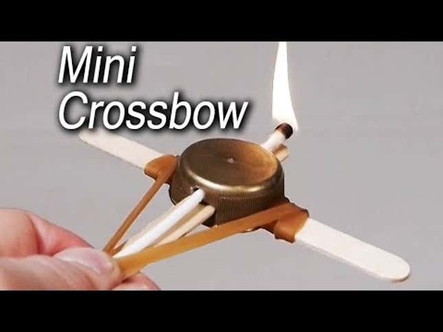 From Bottlecap To Pocket Crossbow In Just A Few Steps