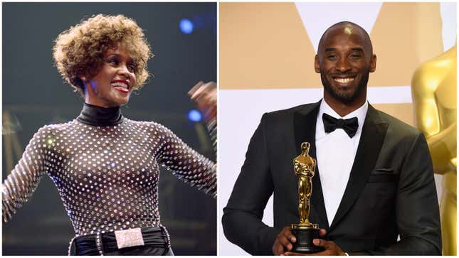 Whitney Houston; Kobe Bryant