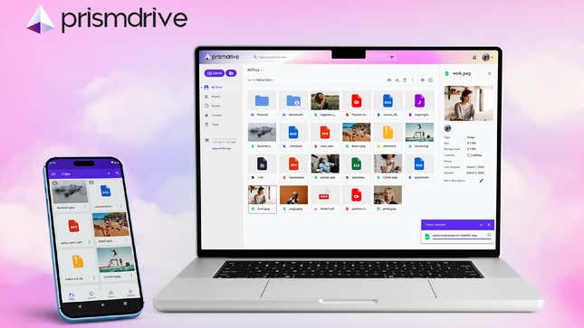 Image for article titled You Can Get Prism Drive Cloud Storage for $60 Right Now
