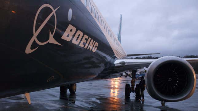 A Boeing 737 Max