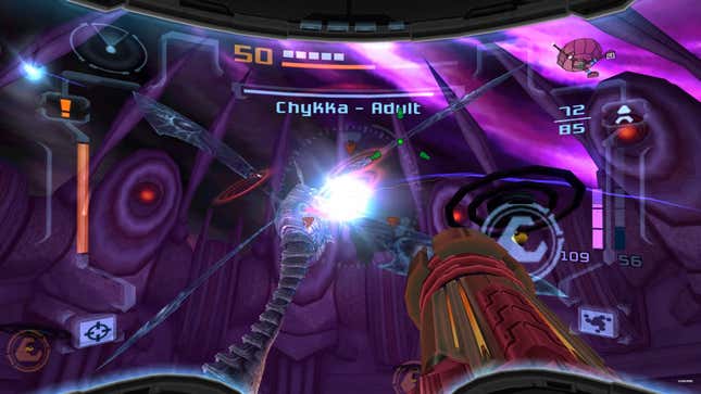 Chykka, the winged insect, in Adult form, in Metroid Prime 2.