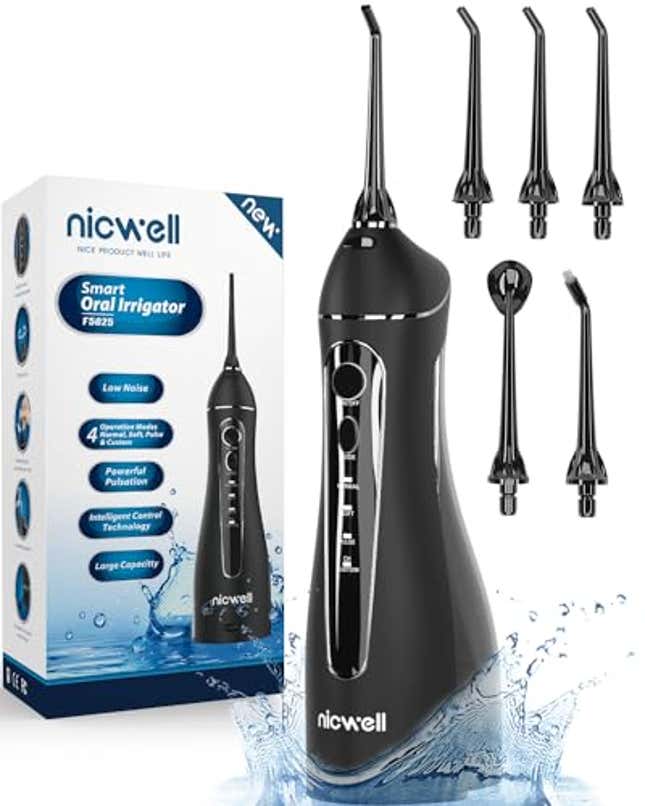 Image for article titled Nicwell Water Dental Flosser Teeth Pick, Now 44% Off