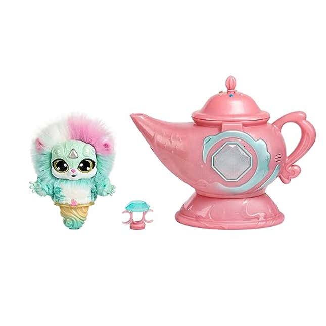 Image for article titled Magic Mixies Magic Genie Lamp with Interactive 8" Plush Toy and 60+ Sounds and Reactions. Reveal a Genie Mixie from The Real Misting Lamp. Gifts for Kids, Now 57% Off