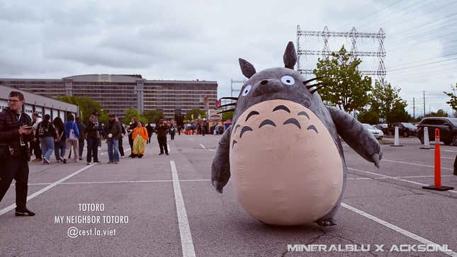 A cosplayer at Anime North 2025.