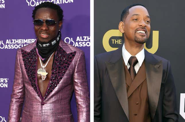 Image for article titled Michael Blackson Suggests Comedians Still Haven’t Forgiven Will Smith For the Slap, But Do We Care?