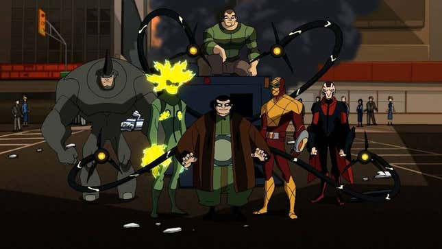 The Sinister Six in an episode of The Spectacular Spider-Man. 