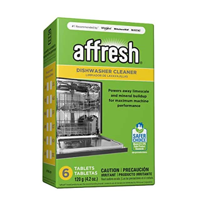 Image for article titled Affresh W10549851 Dishwasher Cleaner 6 Tablets Formulated to Clean Inside All Machine Models, Now 11% Off