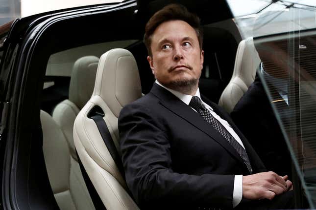 Tesla CEO Elon Musk