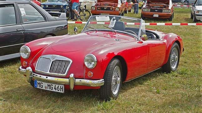 A MG MGA Roadster