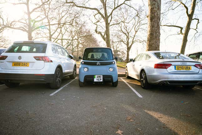 Image for article titled The Citroen Ami Is a Friend on Wheels