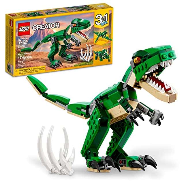 Image for article titled LEGO Creator 3 in 1 Mighty Dinosaur Toy, Now 20% Off