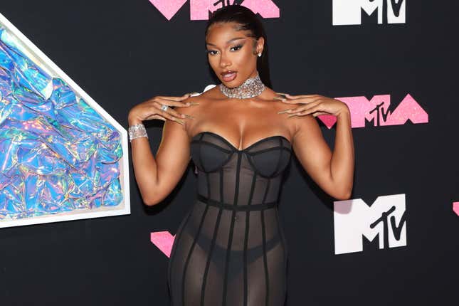 Megan Thee Stallion lors des MTV Video Music Awards 2023 au Prudential Center le 12 septembre 2023 à Newark, New Jersey.