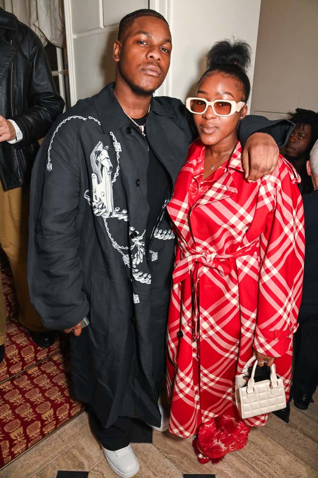 Image for article titled Black Celebs Who Attended London Fashion Week