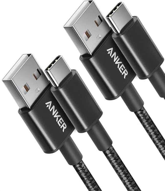 Image for article titled Anker USB to USB C Cable [2 Pack, Now 10% Off