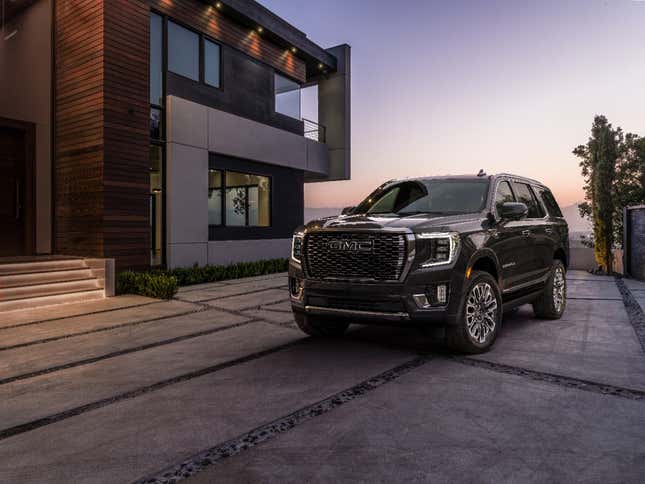 I don’t know exactly how this managed to be more American than its Tahoe sibling. Perhaps more chrome equals more American.