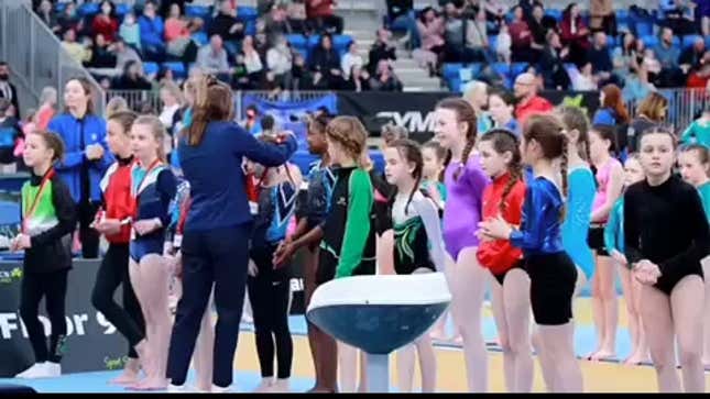 Image for article titled Gymnastics Ireland Finally Issues Apology for Ignoring Black Child During Medal Ceremony