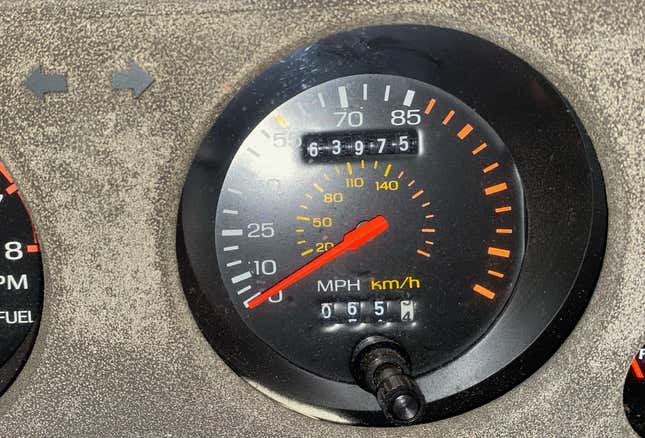 Image for article titled The Ford Mustang SVO Had A Hilarious But Possibly Illegal Speedometer