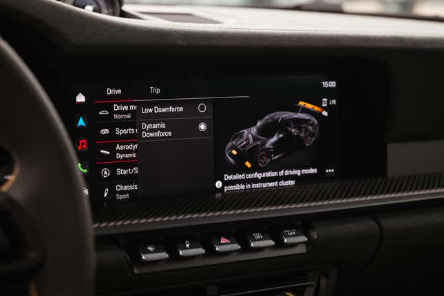 Image for article titled Every Ridiculous High-Tech Feature on the 2023 Porsche 911 GT3 RS