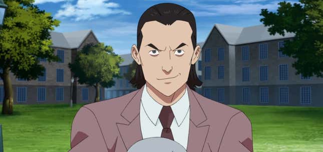 Ezra Miller’s character. D.A. Sinclair, in the first season of Invincible