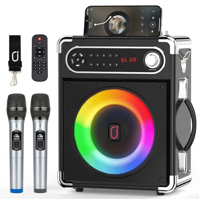 Image for article titled JYX Karaoke Machine with Two Wireless Microphones, Now 28% Off