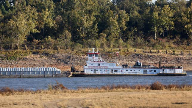 Ein Boot auf dem Wasser in Arkansas