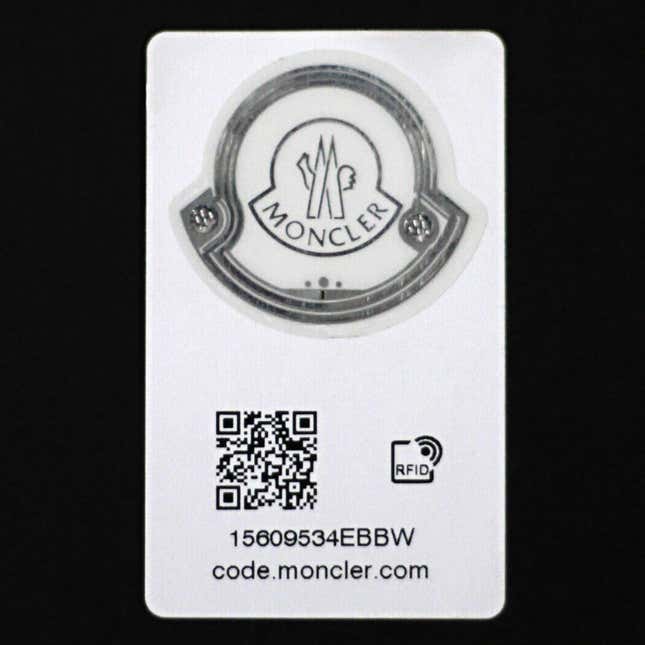 Moncler's RFID chip