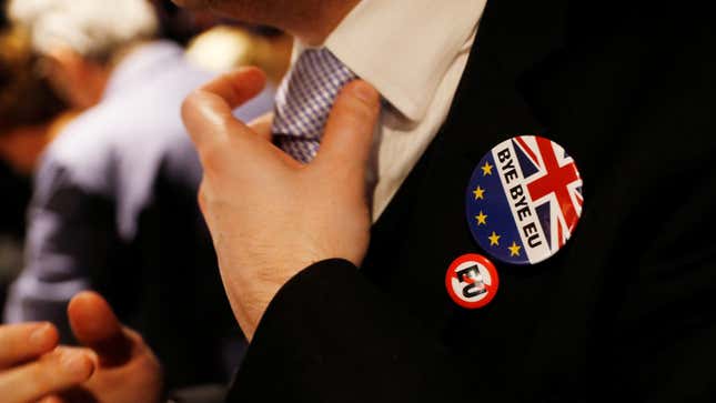 Image for article titled Britain isn’t buying Theresa May’s pleas to come together on Brexit