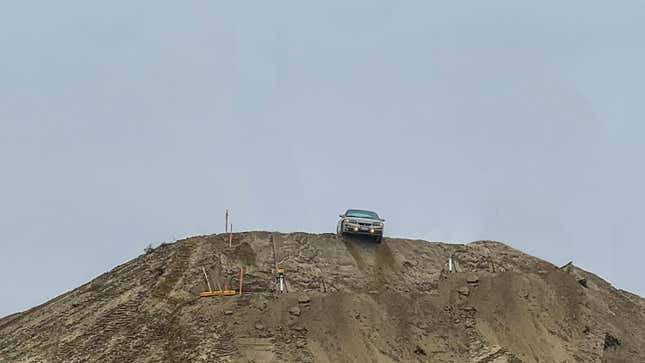 Image for article titled Senior Citizen Nearly Drives Off A Dirt Cliff At Construction Site In California