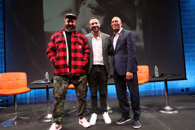 Ebro Darden (Left) , Ari Melber (Center), Hakeem Jeffries (Right) 