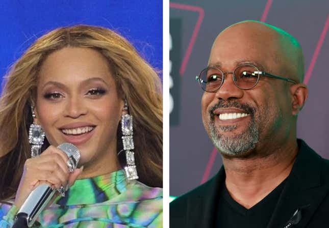 Image for article titled Hootie and the Blowfish&#39;s Darius Rucker Has Some Interesting Thoughts About Beyoncé&#39;s Country Takeover