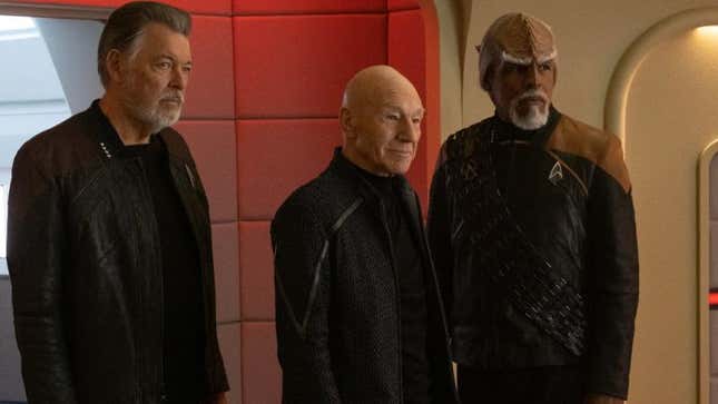 Image for article titled Star Trek: Picard&#39;s Final Scene Came From 45 Minutes of Footage
