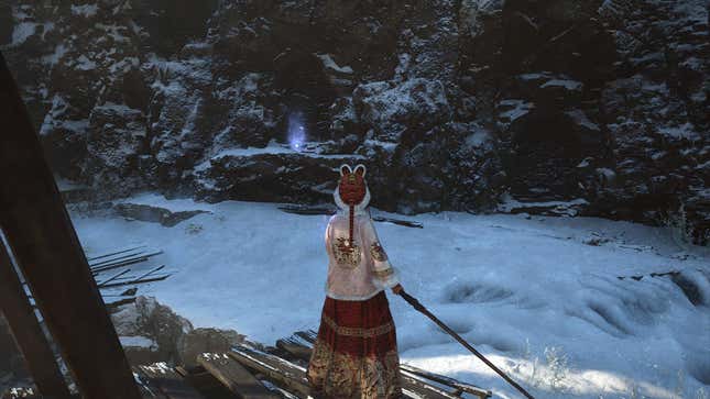Where To Find All Faces Of The Past The protagonist of Wuchang stands before a gesture spot.