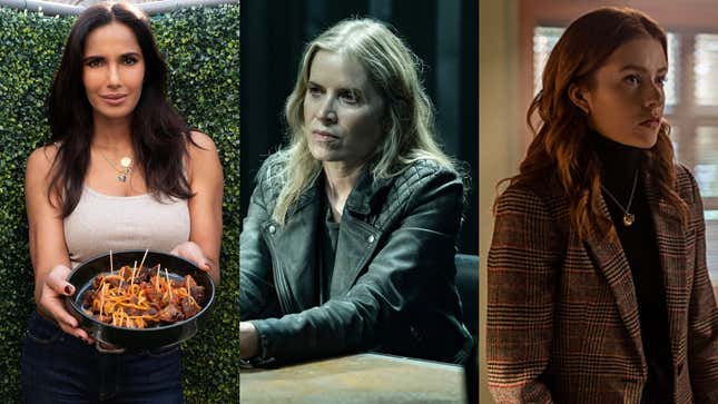 Padma Lakshmi in Taste The Nation; Kim Dickens in Fear The Walking Dead; Kennedy McMann in Nancy Drew