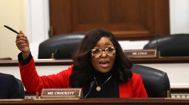 Image for article titled Rep. Jasmine Crockett Goes Off On Donald Trump Once Again While Other Black Leaders Remain Silent