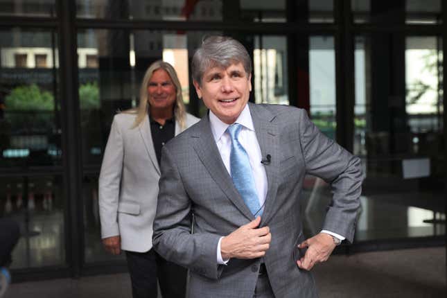 Former Democratic governor of Illinois, Rod Blagojevich