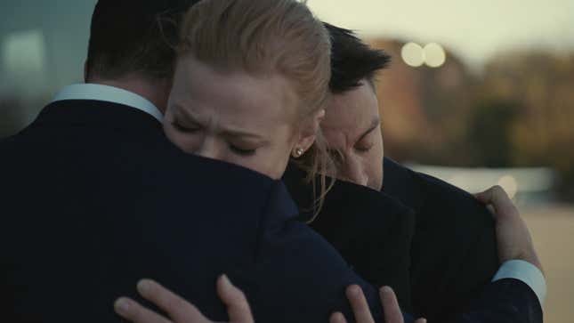 Jeremy Strong, Sarah Snook, and Kieran Culkin in Succession.